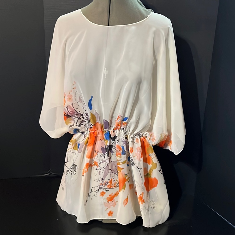 Sheer blouse, beautiful.